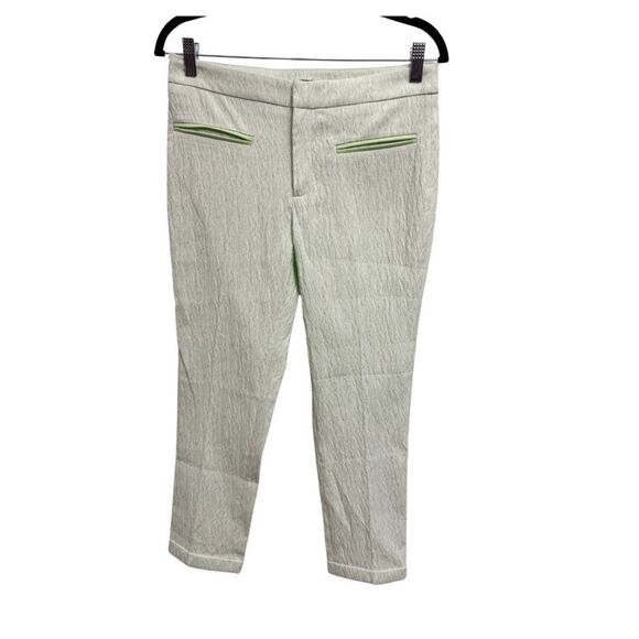 Zara Cropped Pants Green - Picture 1 of 8